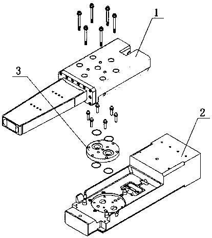 Remote control maintenance structure for spallation neutron source target body plug-in piece