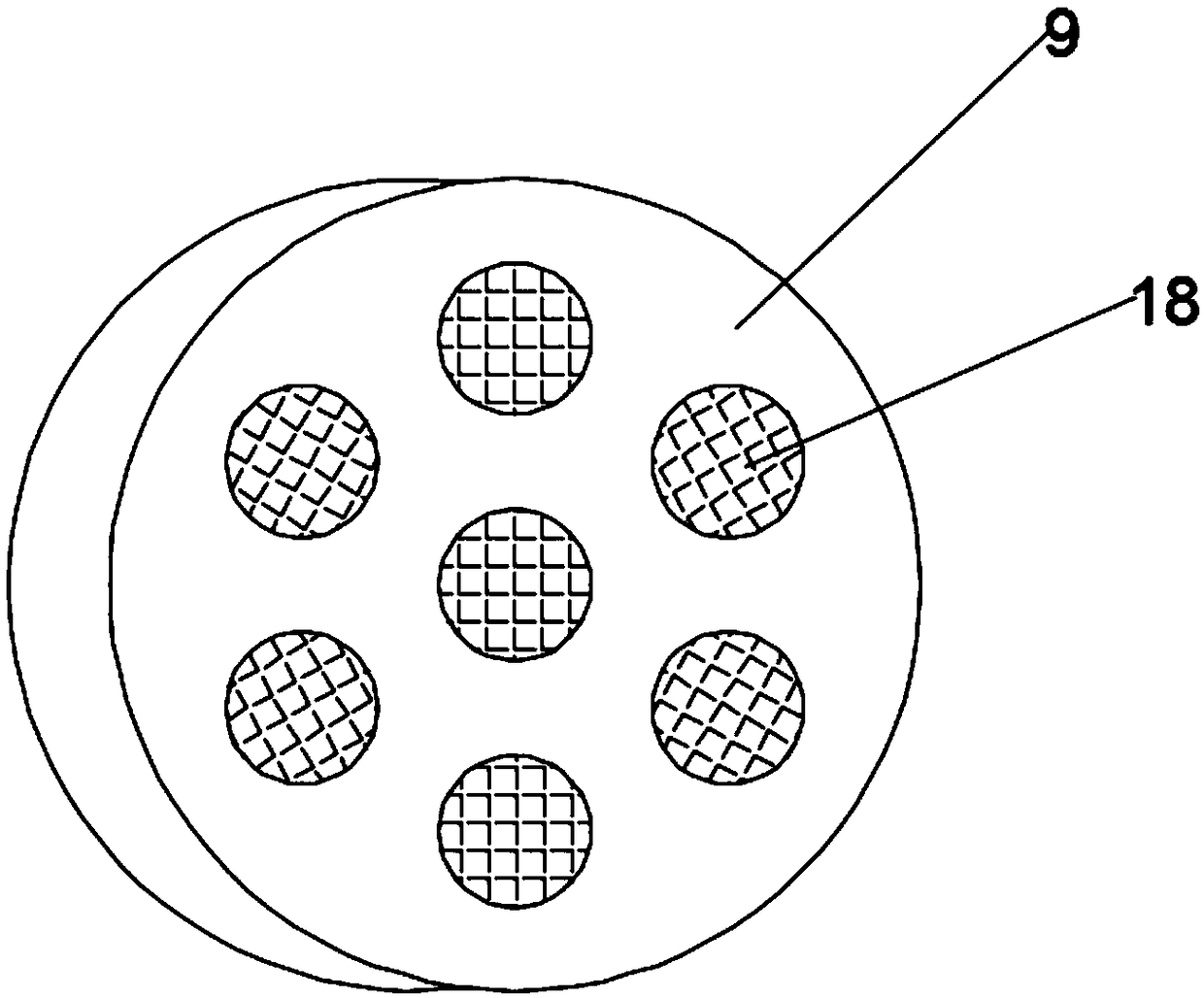 Seed screening device for agricultural sowing