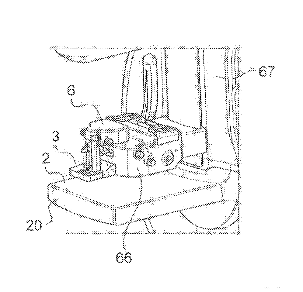 Biopsy method and associated biopsy device