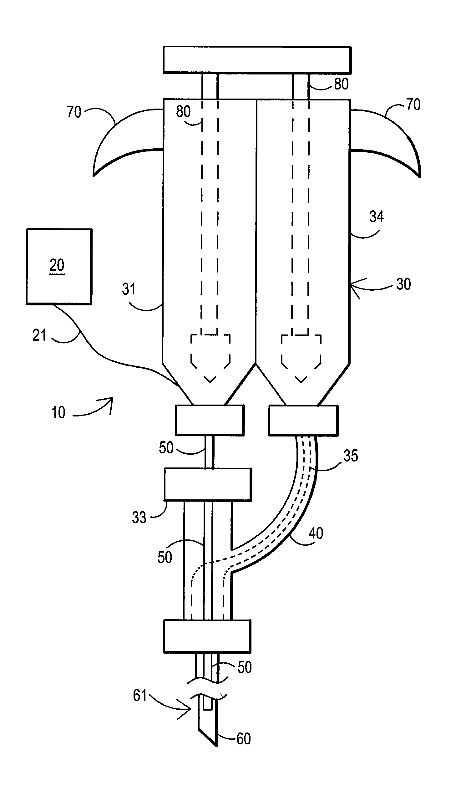 Apparatus and method for injection of fibrin sealant in spinal applications