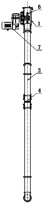 Tensioning chain type conveyer