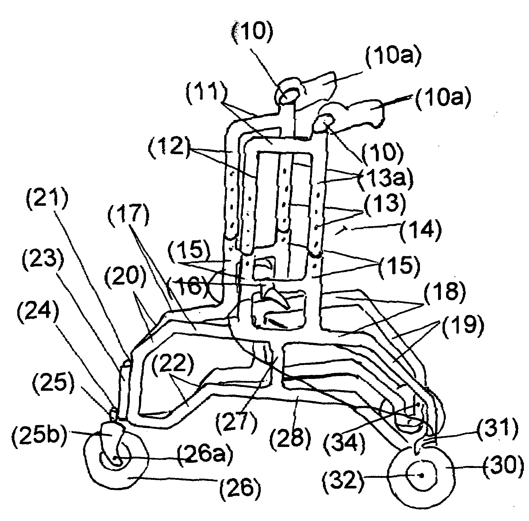 Crutch stroller