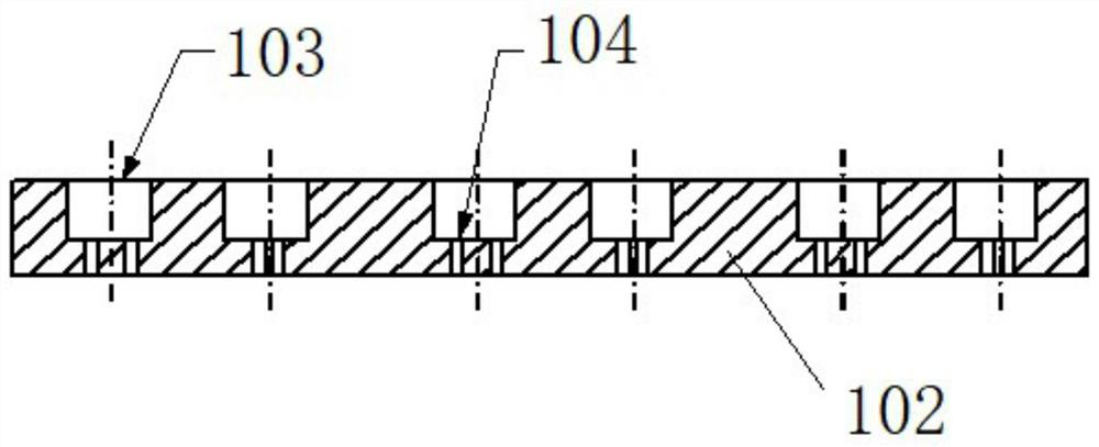 An assembly device and assembly method of an accelerometer excitation ring assembly