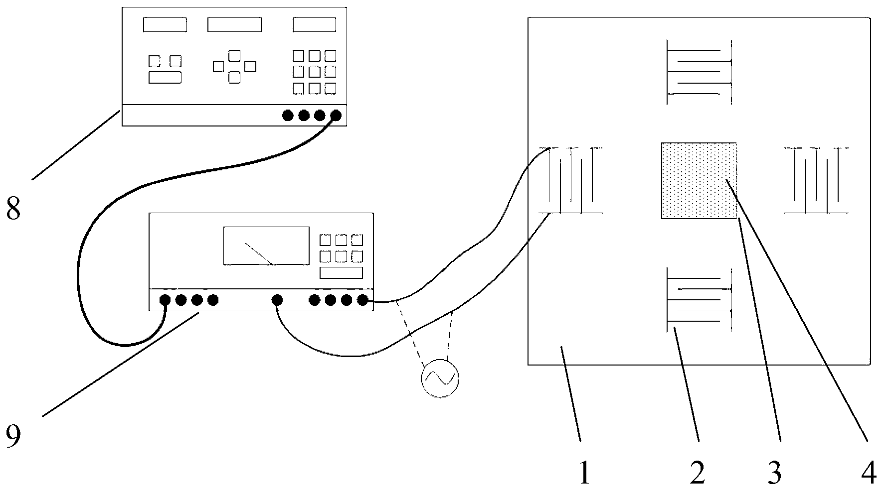 Microarray die-free forming device based on surface acoustic wave and forming method