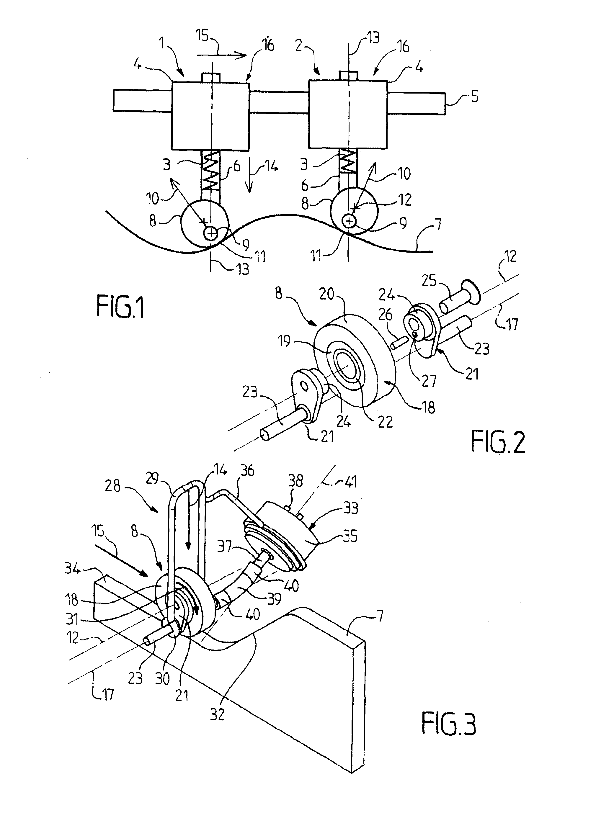 Orientation device for orientating a sensor probe