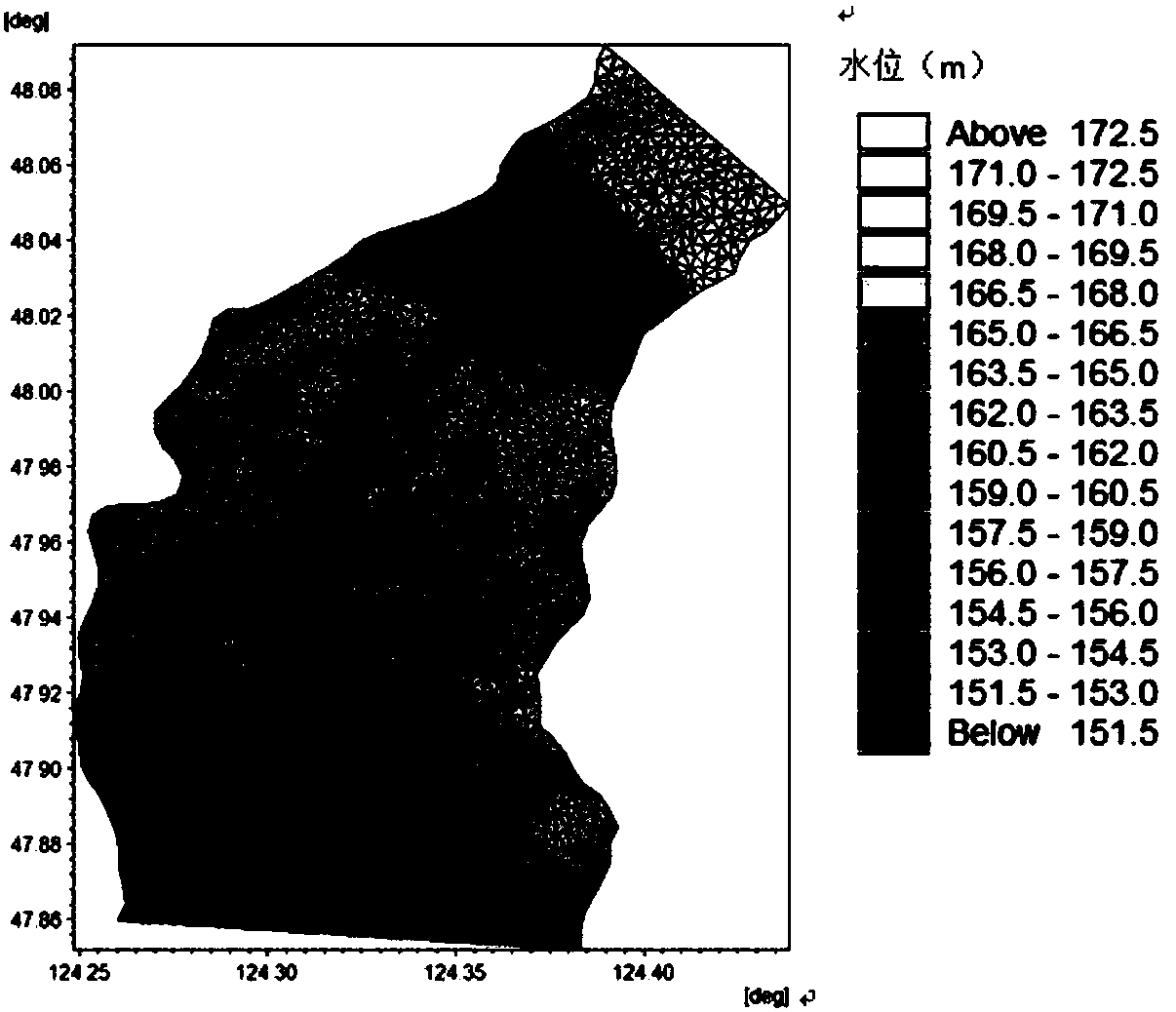 Quantitative analysis method for situation that bottomland wavebreak forest planting is unfavorable for river channel flood