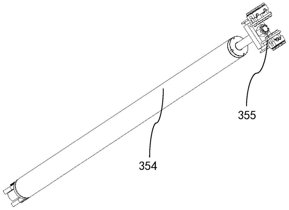 A four-column lifting mechanism