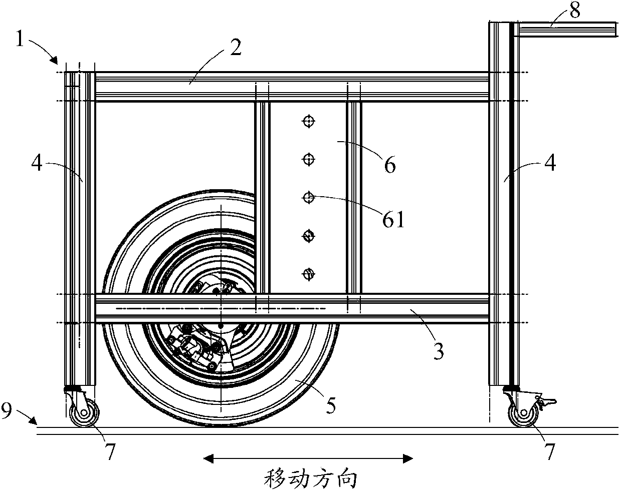 Testing device and method for automatic parking system