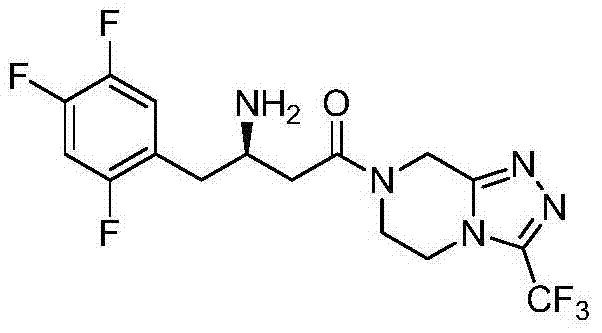 Preparation method of sitagliptin intermediate