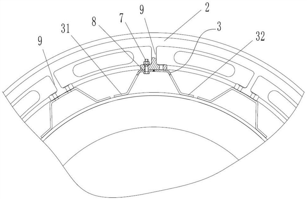 Rotary kiln shell with forward and reverse bidirectional rotation