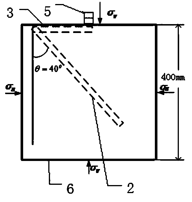 Method for physically simulating sectional hydrofracture of different well types of perforated well shafts