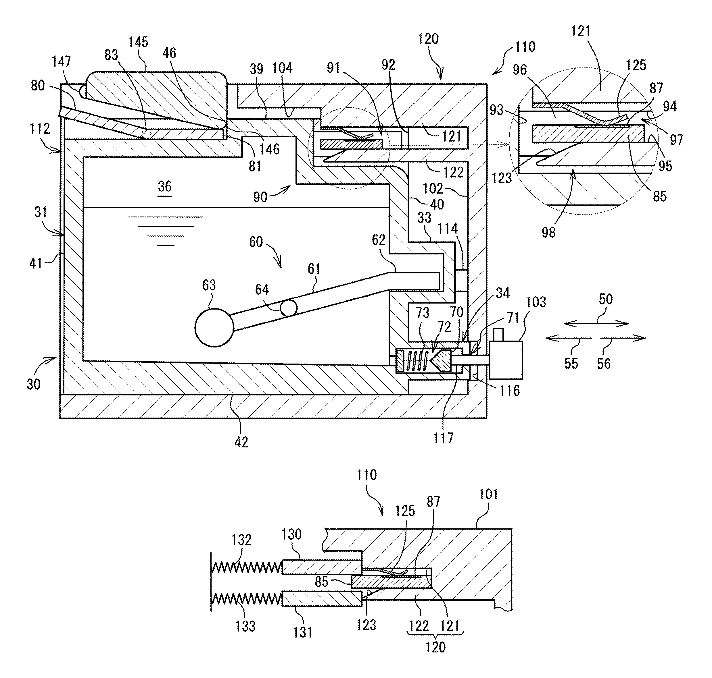 Printing fluid supply device and printing fluid cartridge