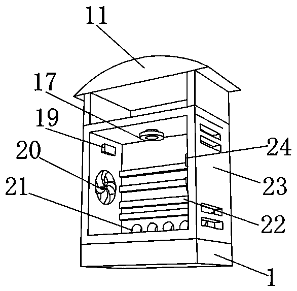 Rapidly fixed power transformation box for emergency rescue