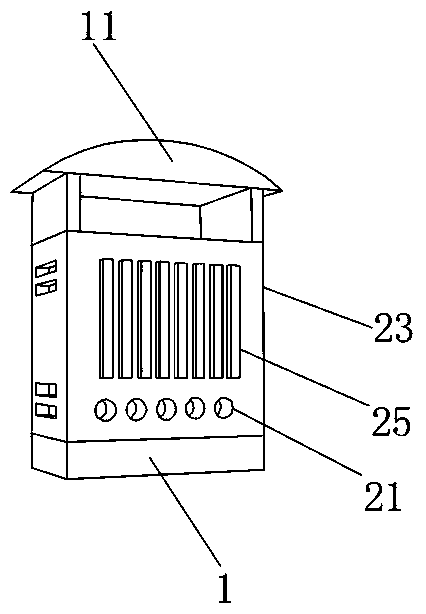 Rapidly fixed power transformation box for emergency rescue