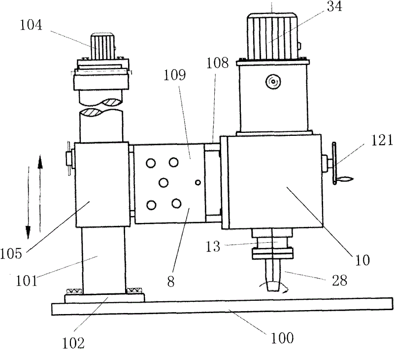 Valve grinding and maintaining machine tool