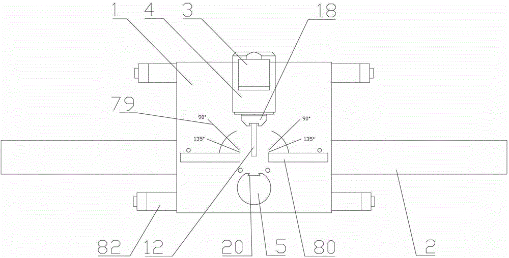 Light-small type numerical-control bus bar bending machine