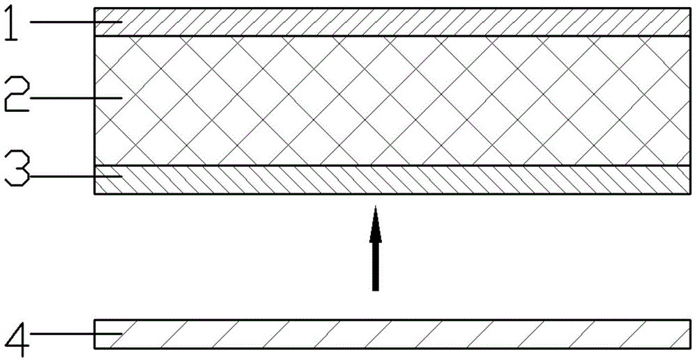 Double-sided textured multilayer metal texture interlaced decorative sheet and production process thereof