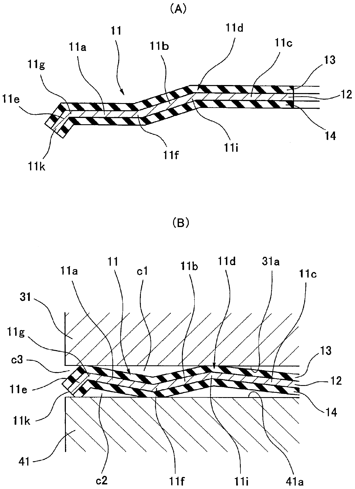 Seal structure using metal gasket