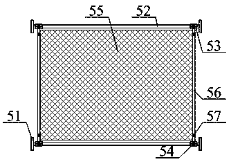 Wetland restoration enclosing device based on comprehensive protection structure