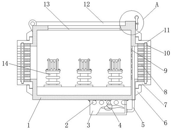 Adjustable common-box closed bus duct and use method thereof