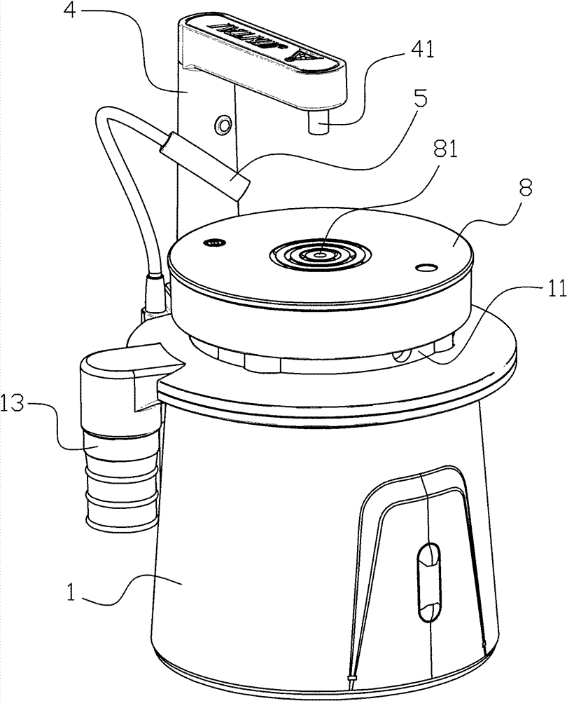 Pin-implanting punching machine for false teeth