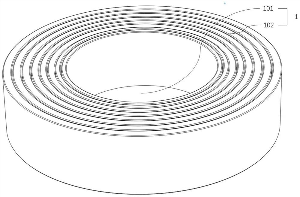 Unmanned aerial vehicle system, parachute module, folding structure of parachute module, mold and parachute opening method