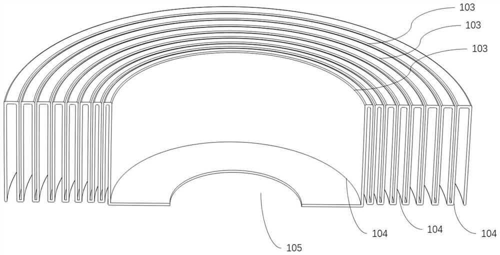 Unmanned aerial vehicle system, parachute module, folding structure of parachute module, mold and parachute opening method