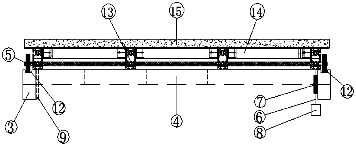 Landscape elevator escape door opening method