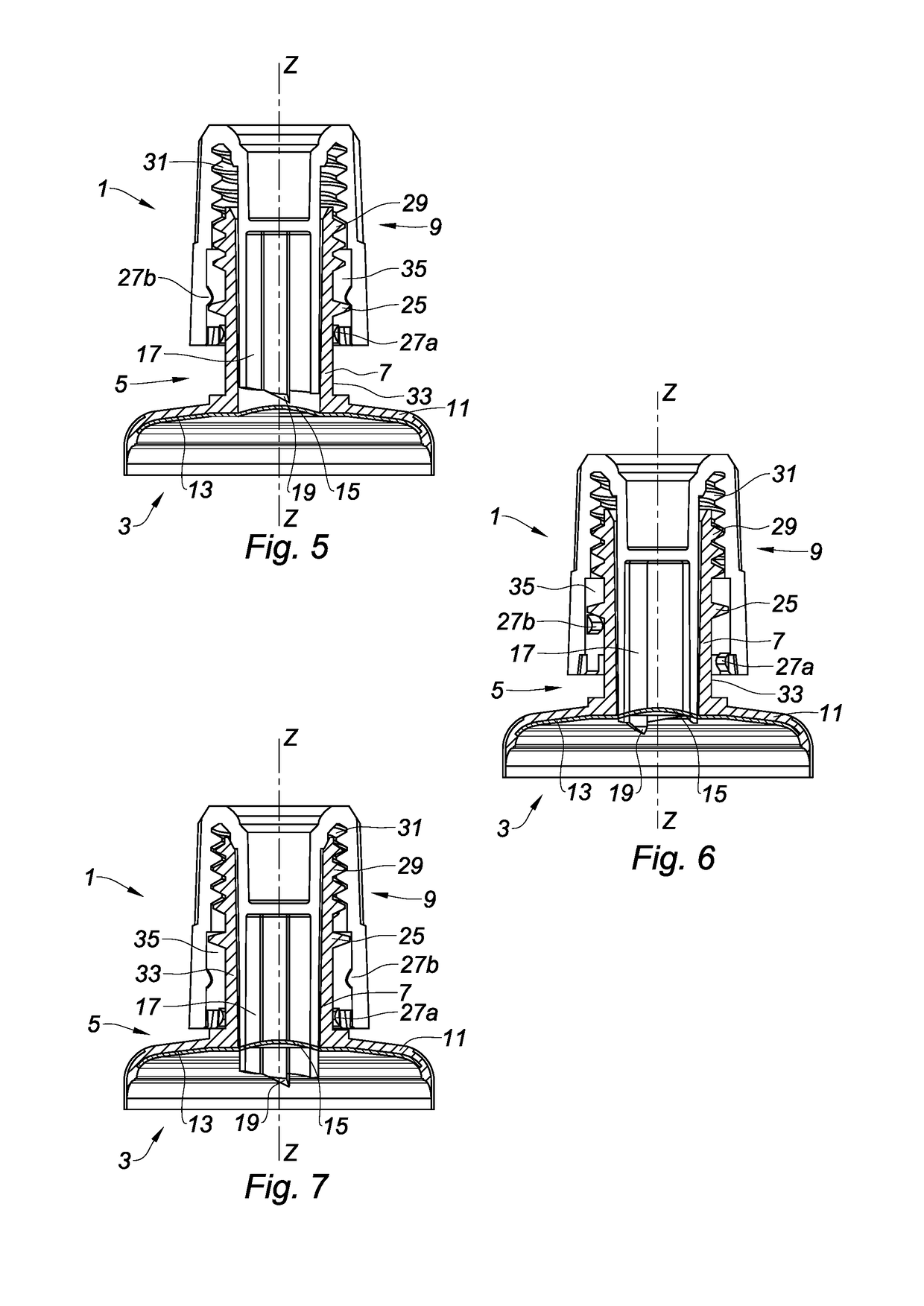 Perforating cap, particularly for a flexible tube