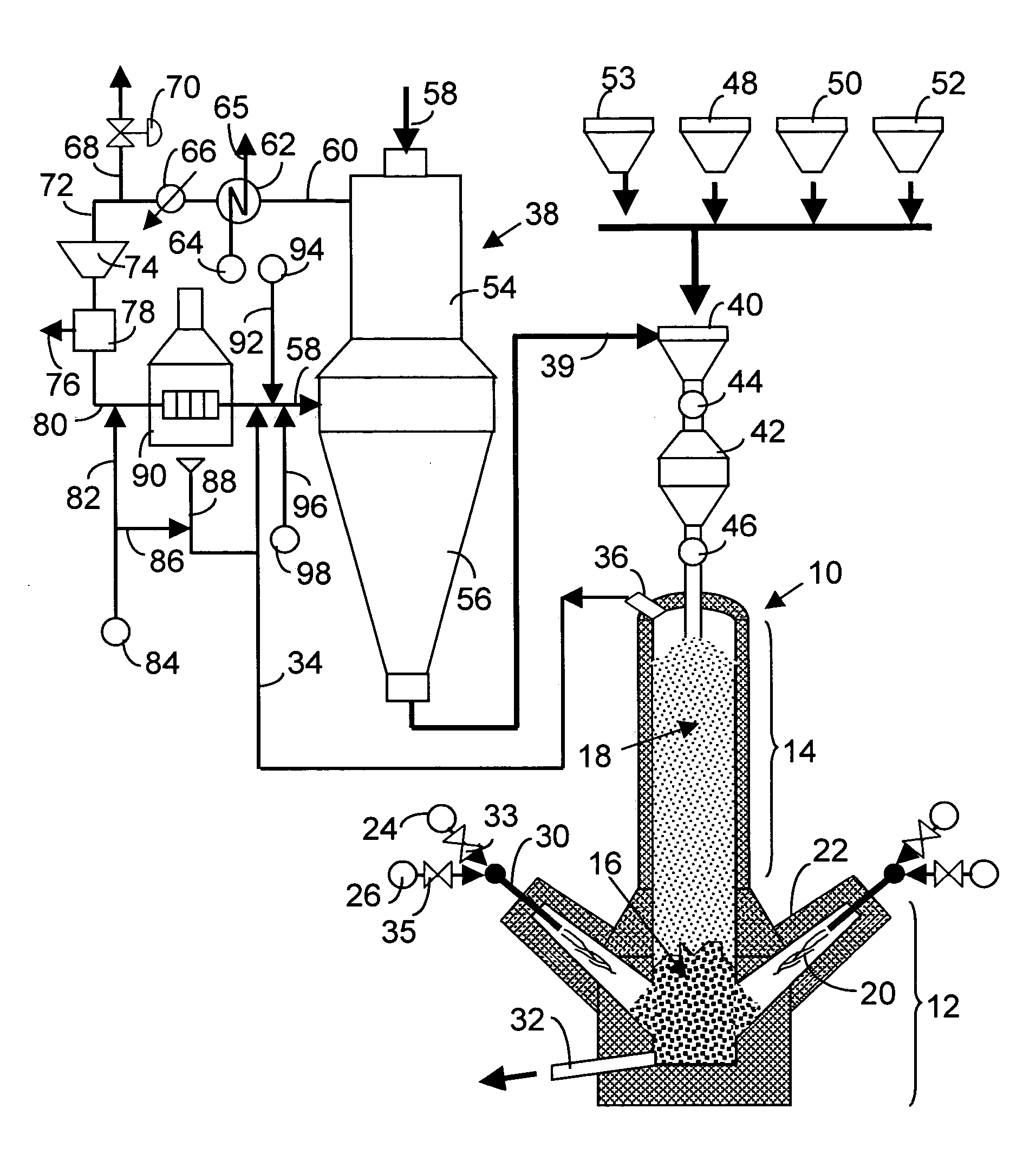 Method and apparatus for producing molten iron