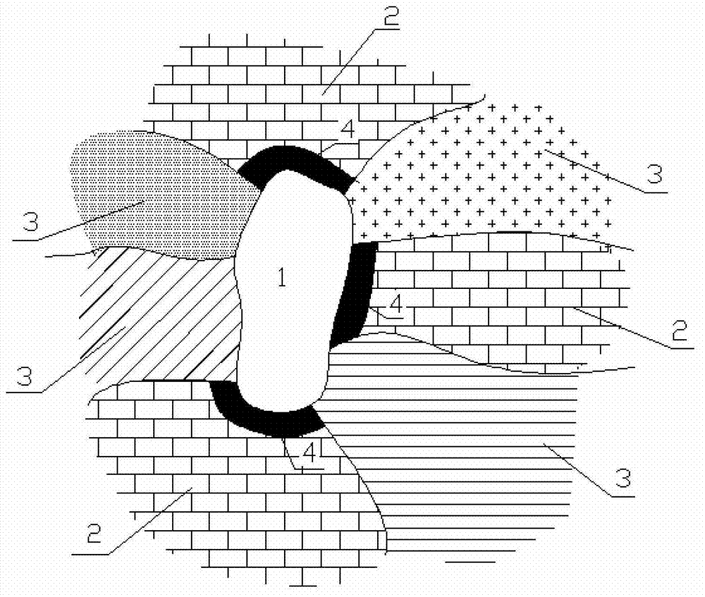 Reconstruction method for water-proof shell