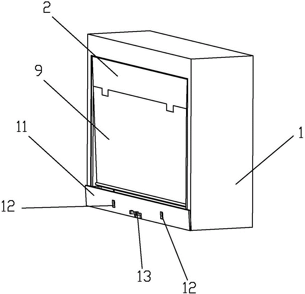 Fall-over type mousetrap