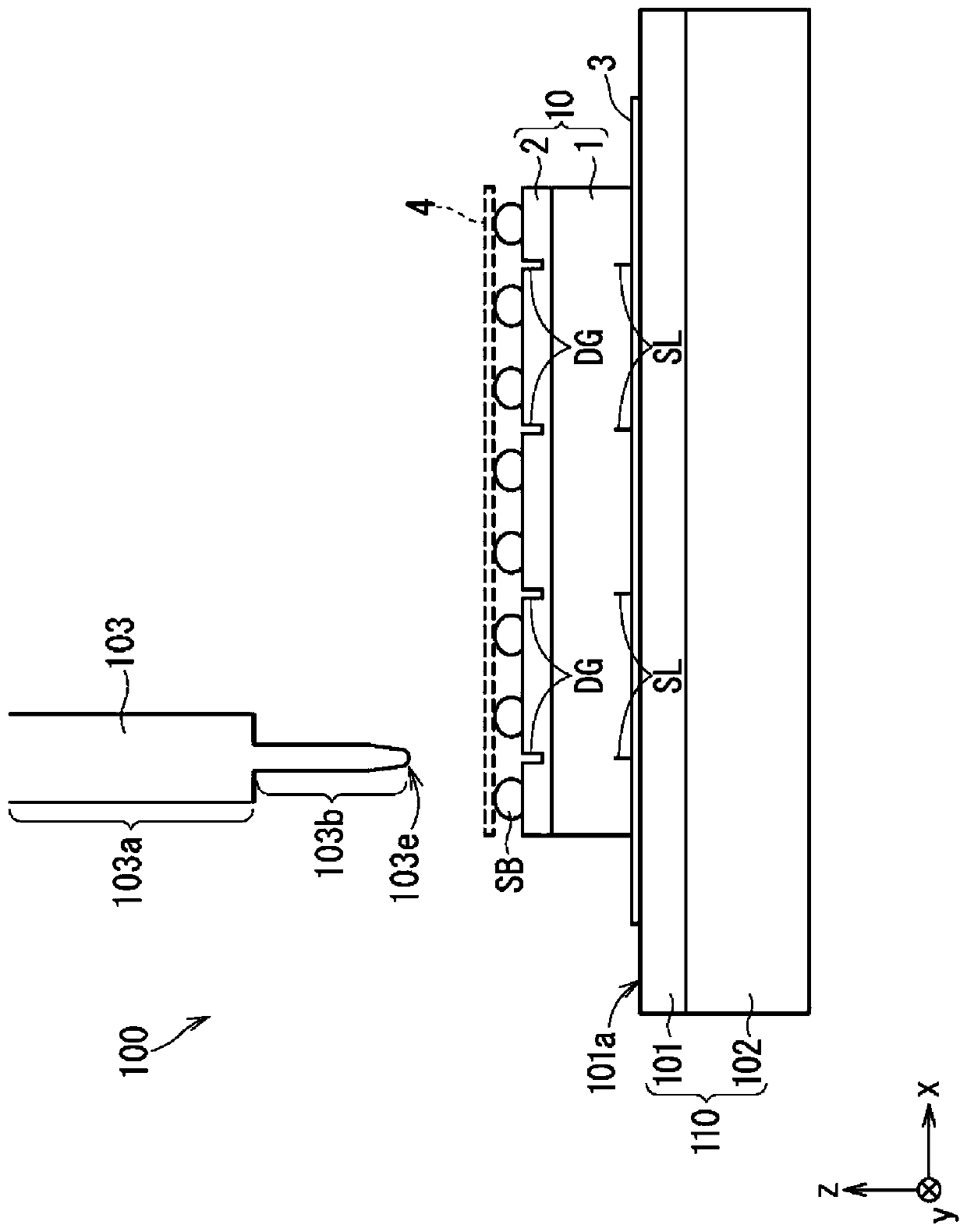 Breaking apparatus, breaking method and breaking plate