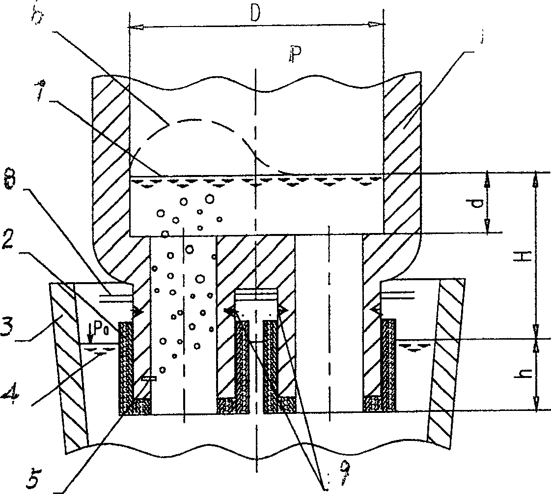 Method for prolonging retention period of molten steel in RH vacuum groove