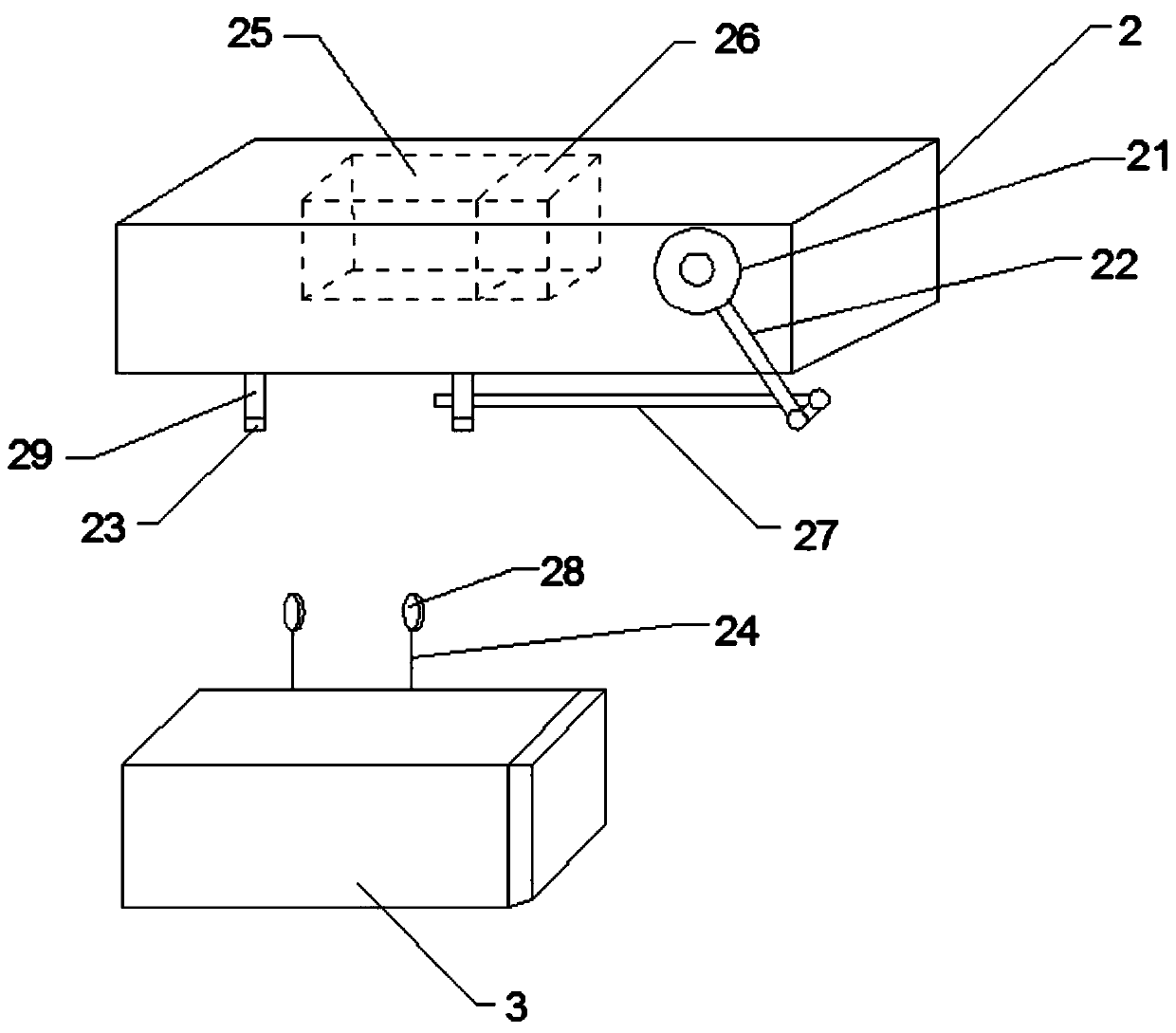 Multi-rotor unmanned aerial vehicle aerial throwing fixed wing takeoff mechanism