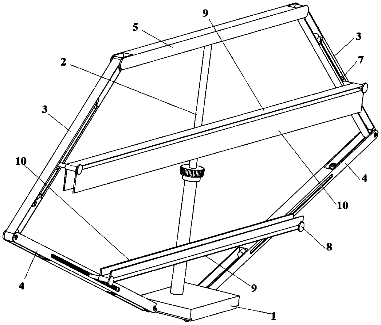 Carrying frame for intelligent blackboards