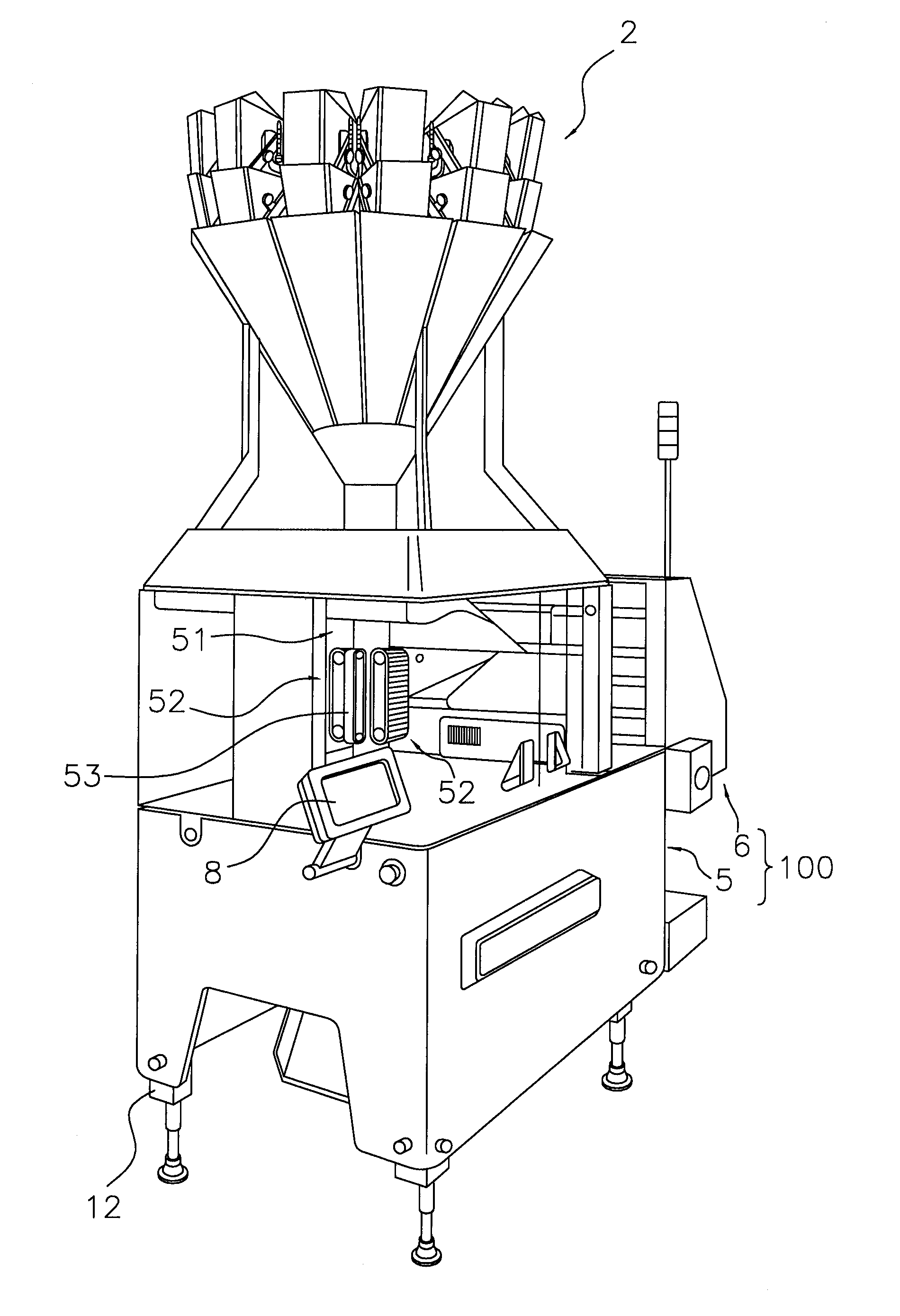 Bag making and packaging machine