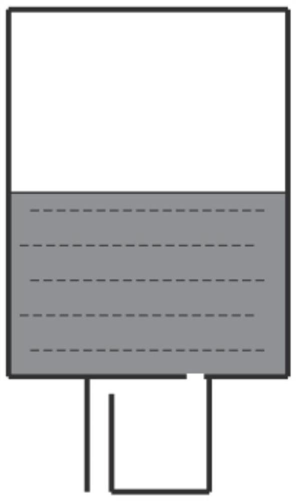 Container anti-overflow method and anti-overflow container