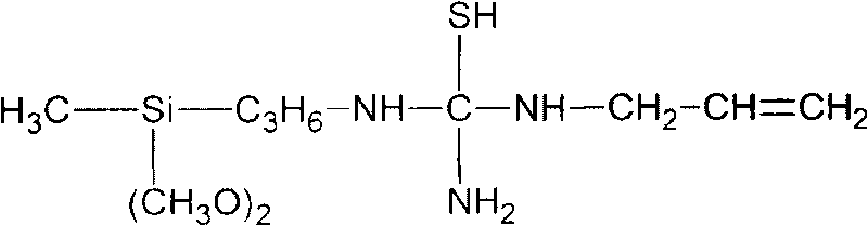 Preparation method of silane coupling agent containing allyl sulfydryl and amino and usage thereof