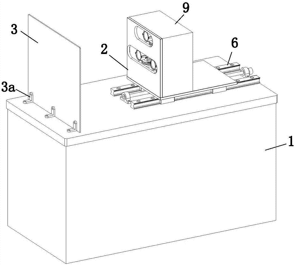 Science popularization teaching device for demonstrating generation of colored shadows