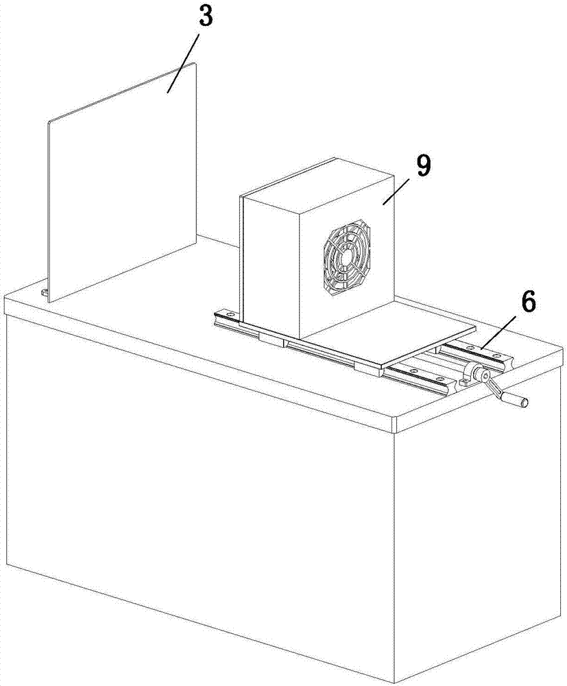 Science popularization teaching device for demonstrating generation of colored shadows