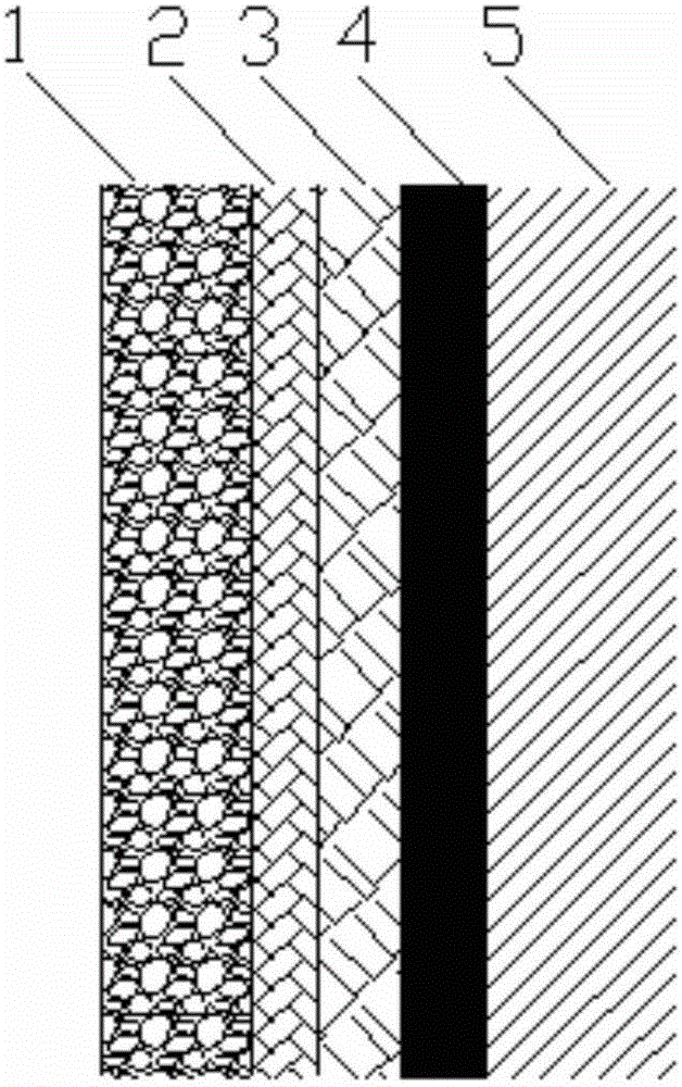 Broadband wave-absorbing force bearing composite material and preparing method thereof