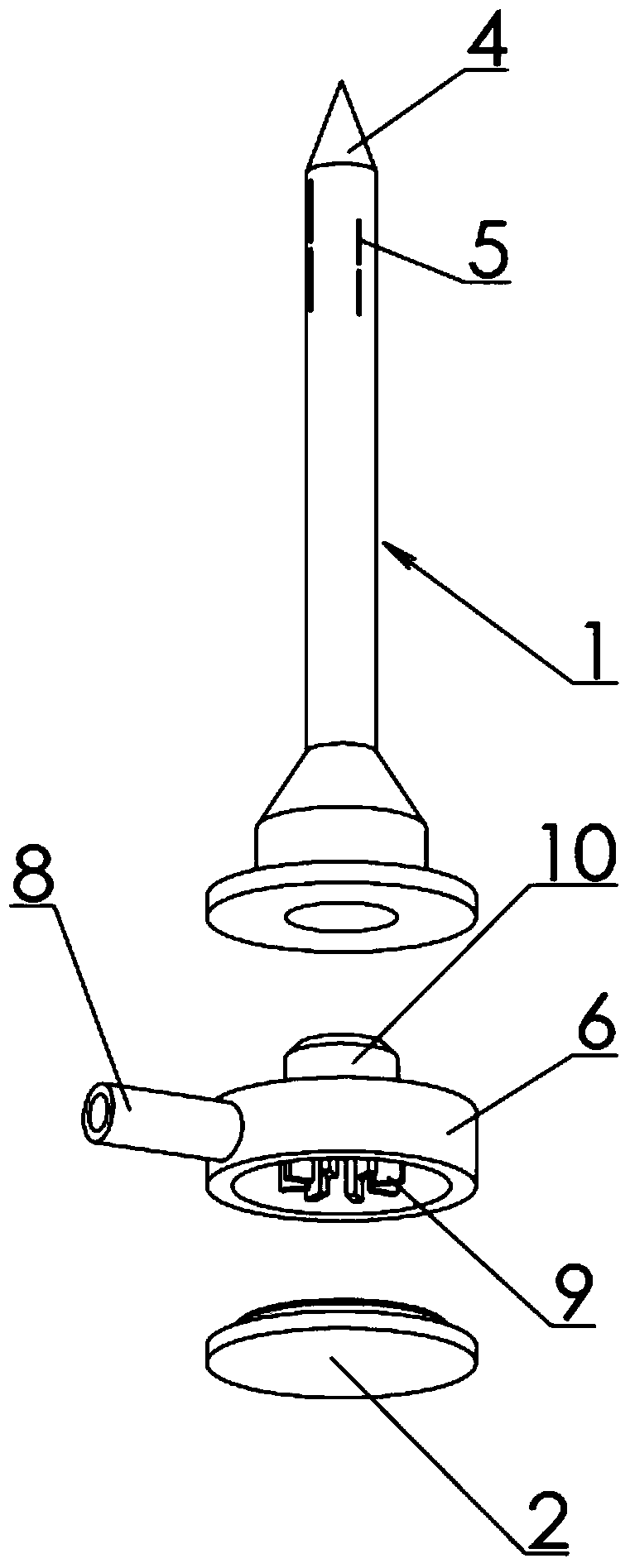 Infusion needles for high penetration trees