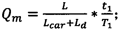 Flow sensor-based urban road occupancy calculating method