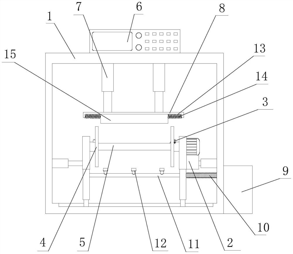 Mechanical winding device for textile technology