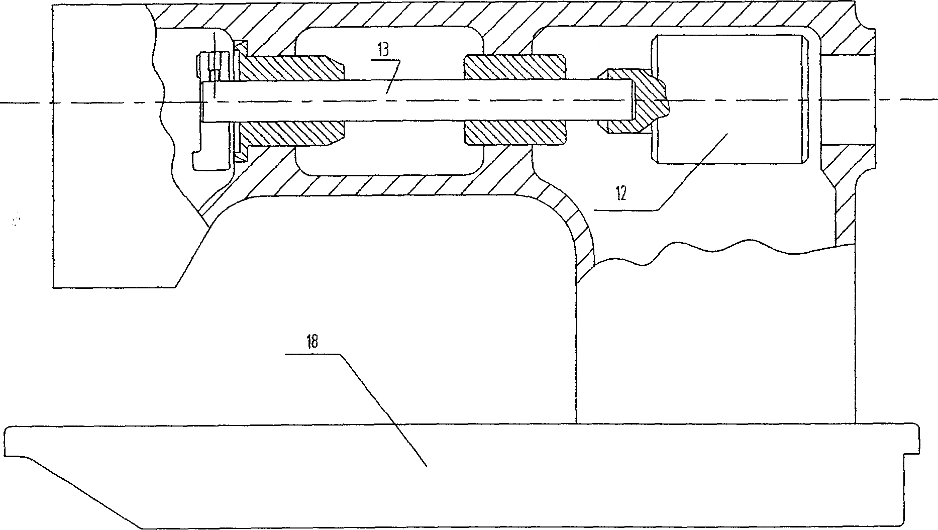 Servo drive mechanism of sewing machine