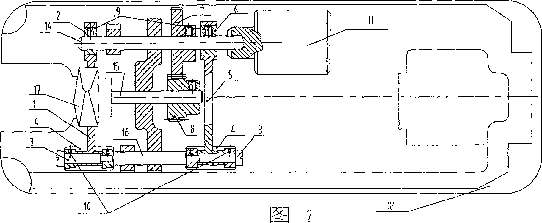 Servo drive mechanism of sewing machine