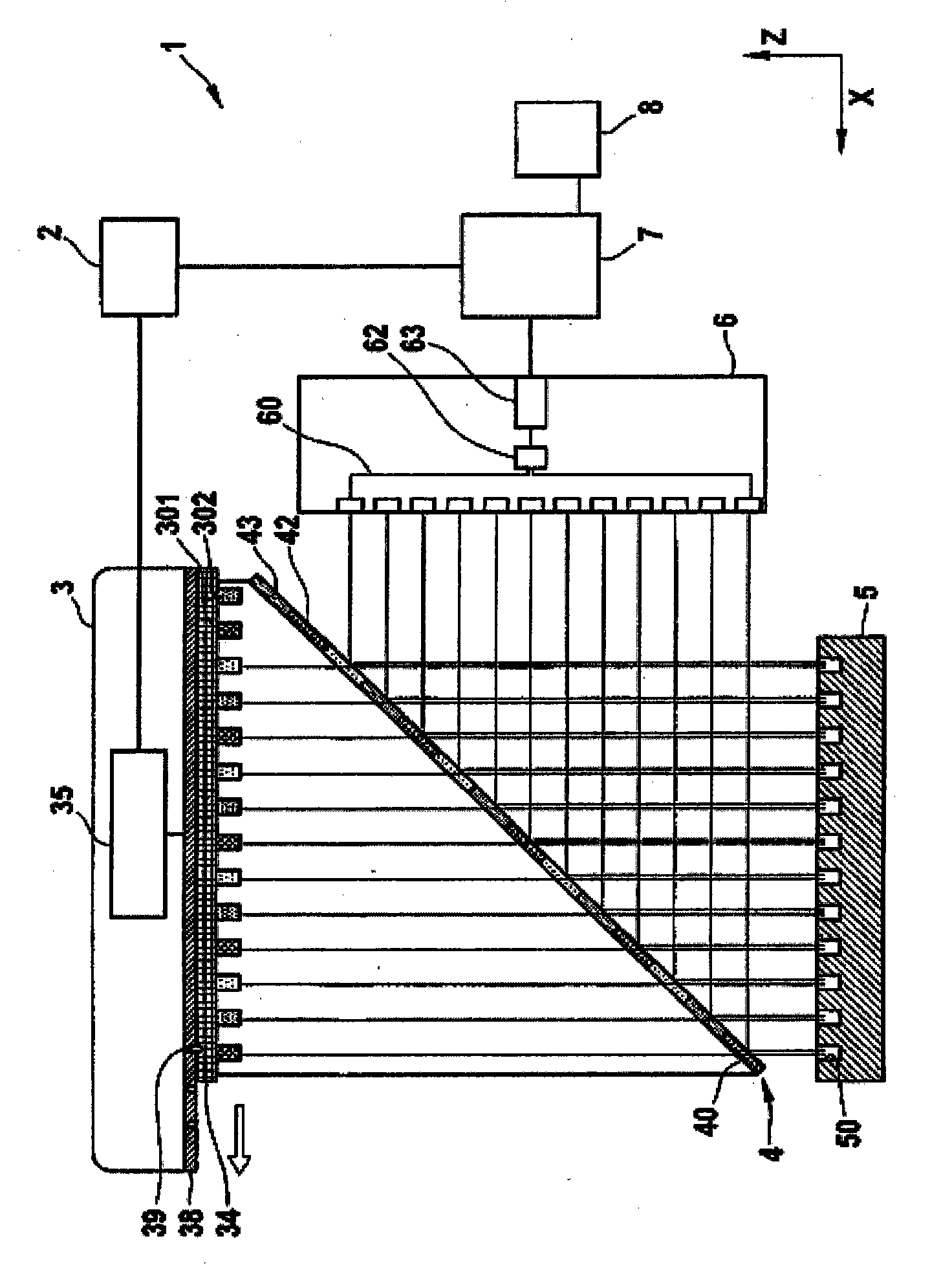 Device and method for radiometric measurement of plurality of samples