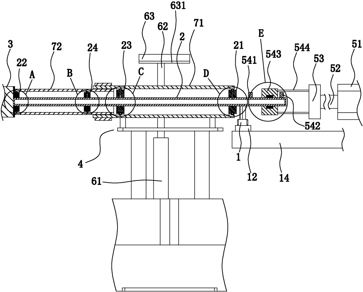 A blocking detection device