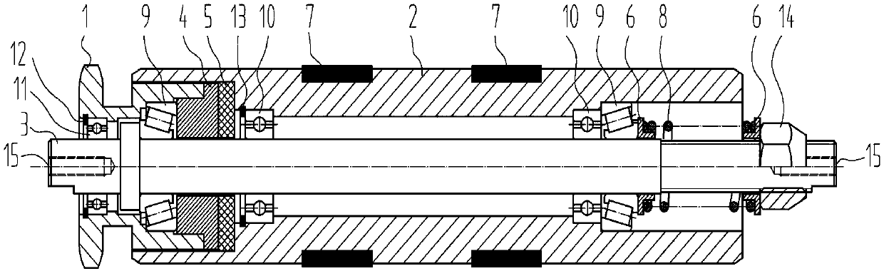 Inclined conveying gravity bearing free clutch transmission production line